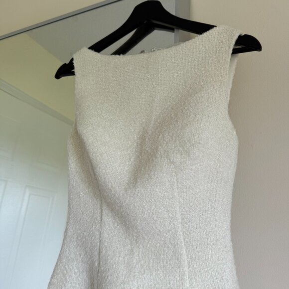 Angela Textured Boucle Mini Dress - MESHKI - Picture 5 of 9